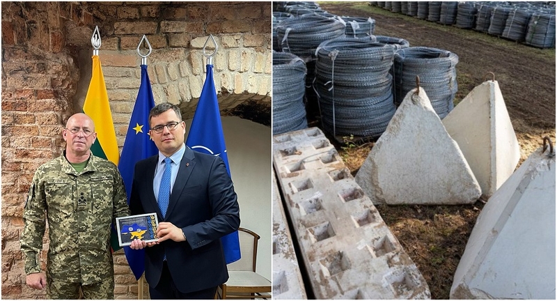 Ukrainiečiai konsultuos lietuvius dėl kontrmobilumo priemonių įsigijimo, parkų įrengimo