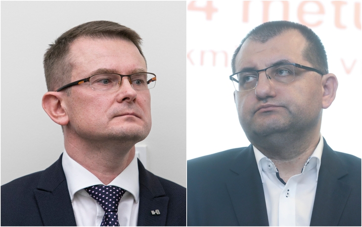 Arūnas Dulkys (kairėje) ir Vytautas Kasiulevičius