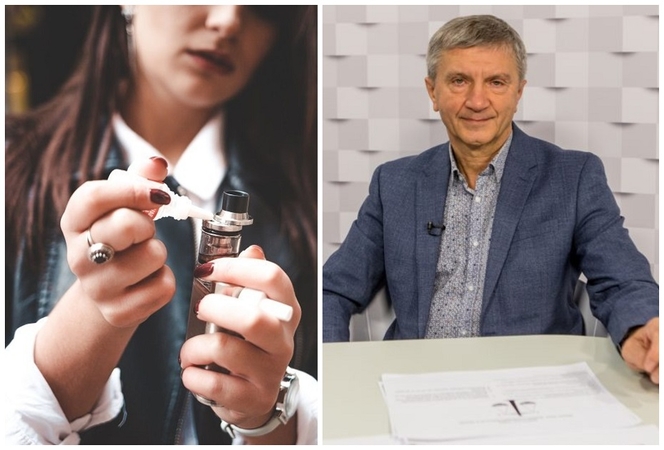 Profesorius: tėvai dovanoja elektronines cigaretes paaugliams