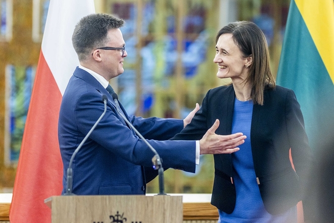 Szymonas Holownia ir Viktorija Čmilytė-Nielsen