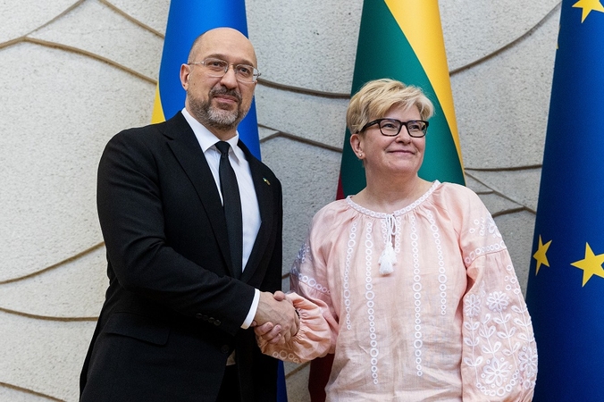 Denysas Šmyhalis ir Ingrida Šimonytė