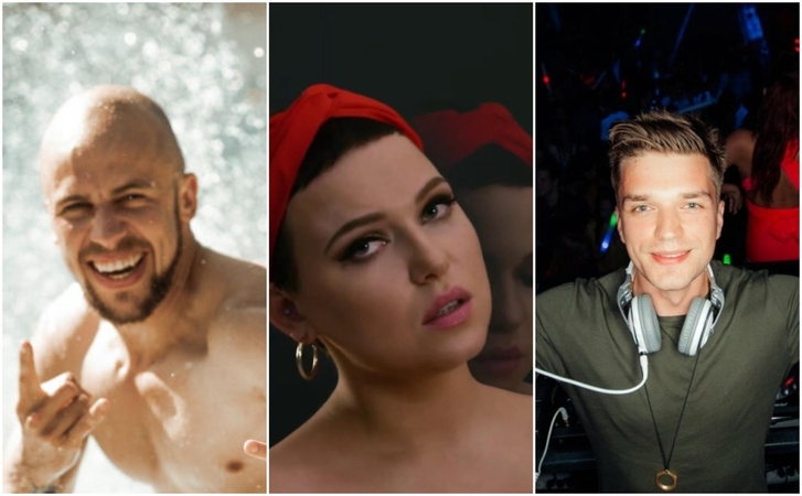 Vidas Bareikis (kairėje), Justė Arlauskaitė Jazzu, DJ Jovani