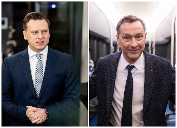 Valdas Benkunskas (kairėje) ir Artūras Zuokas