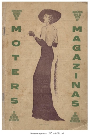 Istorija: vienintelio išlikusio žurnalo "Moters magazinas" viršelis