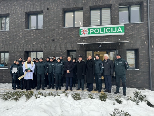 Darbą pradeda atnaujinti Rietavo ir Šilalės rajono policijos komisariatai