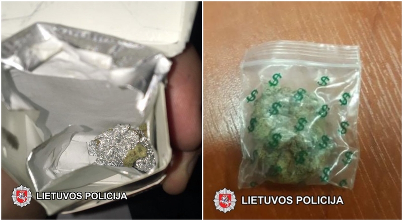 Lentvaryje sulaikyti narkotikus trumpikėse slėpę jaunuoliai