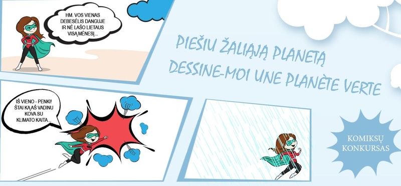 Moksleiviai kviečiami dalyvauti prancūziškų komiksų konkurse