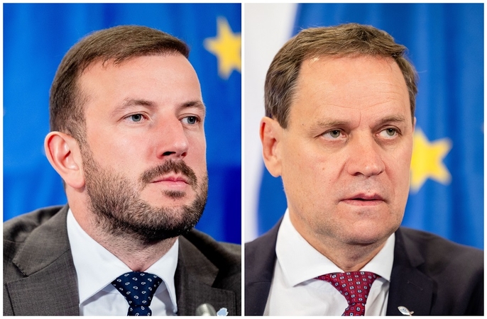 Virginijus Sinkevičius ir Waldemaras Tomaszewskis 