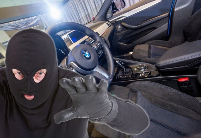Vidury dienos pavogtas 12 tūkst. eurų vertės BMW