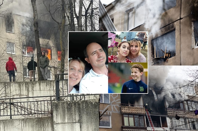 Iš degančio daugiabučio su broliu išlėkusi 18-metė: nebuvo kada galvoti, ar susipjaustysiu kojas