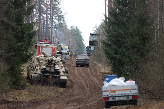 Pabradėje dingusių keturių JAV karių gelbėjimo operacija
