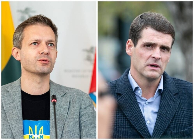 Andrius Tapinas (kairėje) ir Remigijus Žemaitaitis