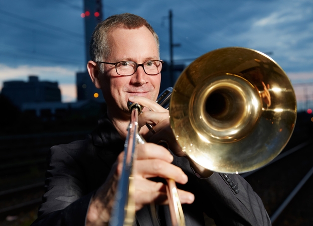 Trombonininkas M. Svoboda.