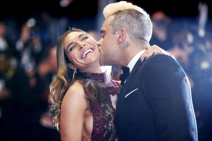 Ayda Field ir Robbie Williamsas