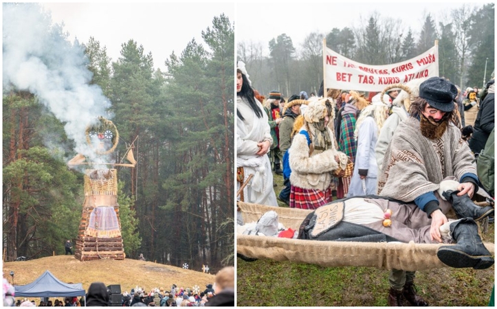 Rumšiškėse degino bėdas ir ragino šėlti bei nesilaikyti dietų