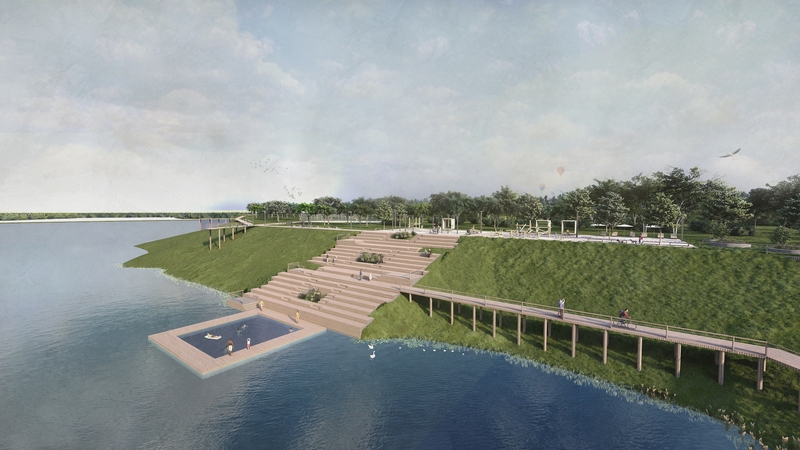 Greta Vaišvydavos karjero įrengs parką: išsiteks ir sporto aikštelės, ir paplūdimys 