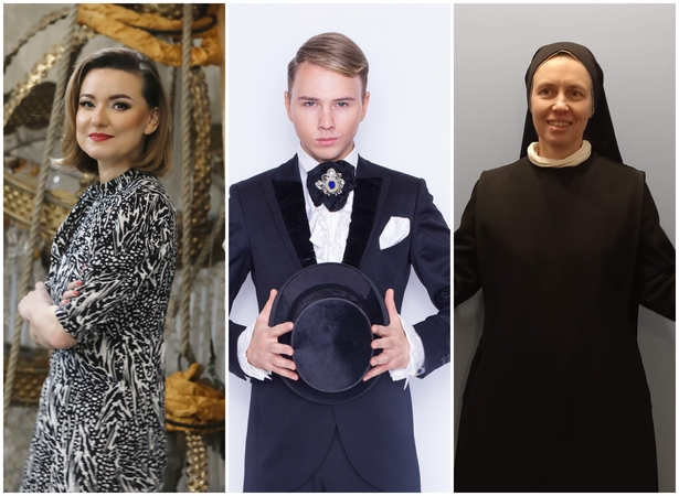Viktorija Streiča (kairėje), Mantas Wizard, sesuo Celina