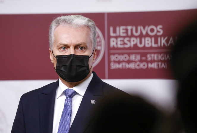 G. Nausėda: turime kovoti su dezinformacija, kad skiepytis yra neefektyvu