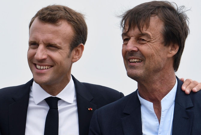 Suduotas smūgis E. Macronui: atsistatydina Prancūzijos aplinkos ministras N. Hulot