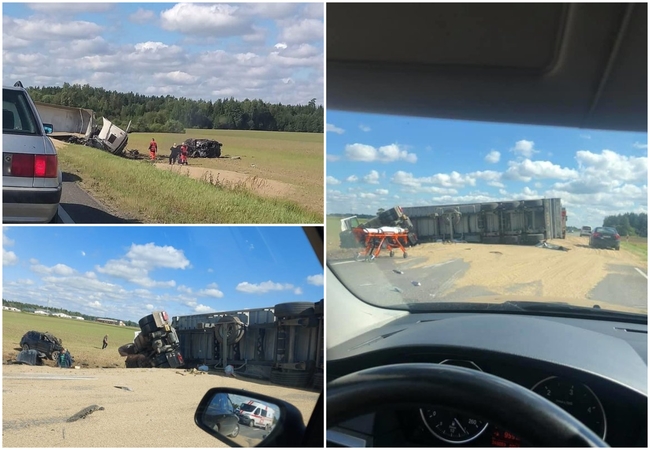 Mažeikių rajone – tragiška avarija: per nelaimę žuvo du žmonės