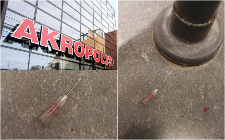 Įspėja: prekybos centro „Akropolis“ tualete – mirtinai pavojingas radinys