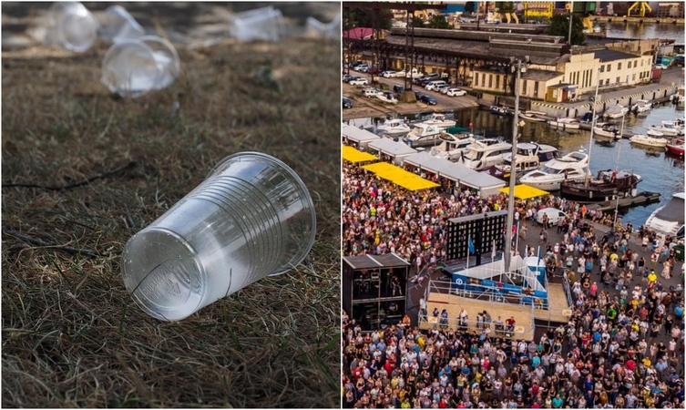 Jūros šventė – be plastikinės taros?
