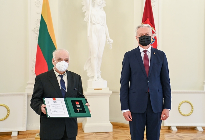 Klaipėdietis apdovanotas už nuopelnus tėvystei