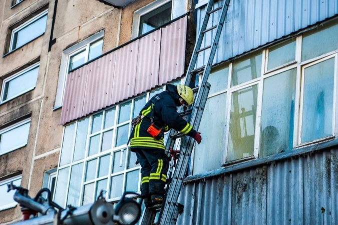 Vilniaus rajone kilo gaisras: nukentėjo žmogus