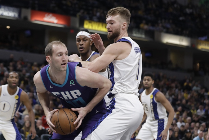 Šarlotės ekipą skandinęs D. Sabonis įsirašė į „Pacers“ istoriją