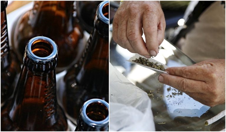 Stebinančios mokslininkų išvados: kas labiau kenkia sveikatai – „žolė“ ar alkoholis?