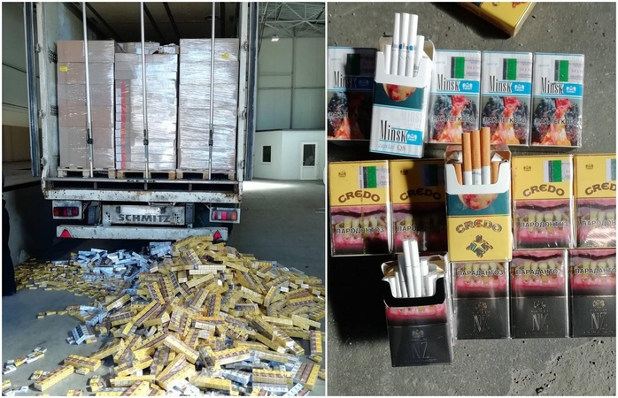 Muitininkų laimikis – beveik 1 mln. eurų vertės cigarečių kontrabandos