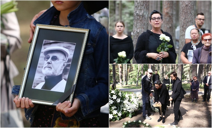 Į amžino poilsio vietą išlydėtas rašytojas R. Marčėnas