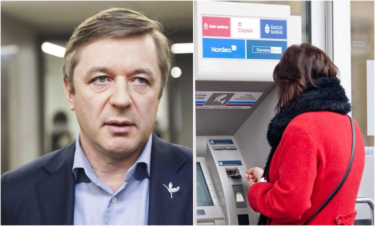 R. Karbauskis abejoja, kad įvedus aktyvų mokestį, bankai pabrangins savo paslaugas