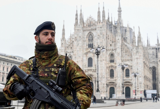 Italija kovai su koronavirusu skirs 10 milijardų eurų