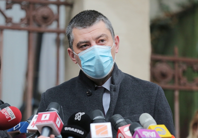 Sakartvelo premjeras atsistatydino dėl teismo nurodymo suimti opozicijos lyderį 