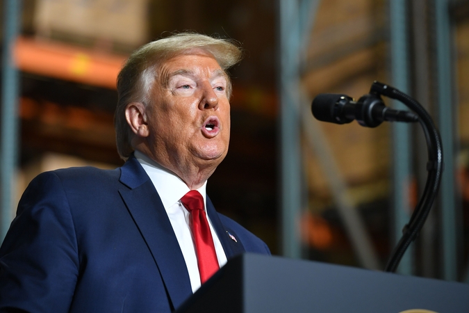 D. Trumpas kitą savaitę ketina paskelbti pareiškimą dėl PSO