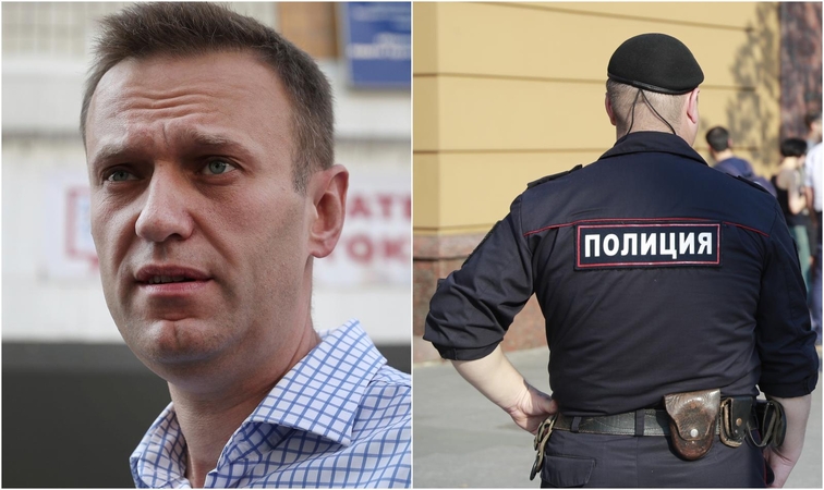 Rusijos teisėsaugininkai krečia opozicijos lyderio A. Navalno regioninius štabus
