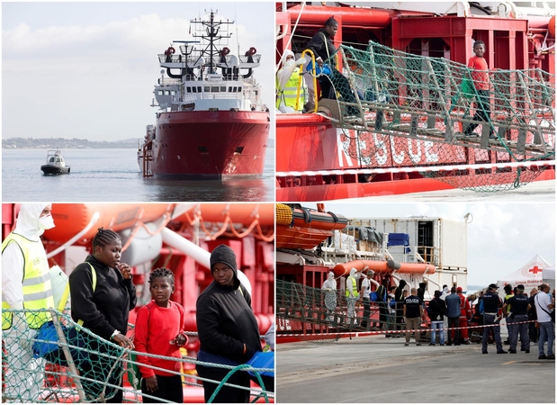 Laivas „Ocean Viking“ Viduržemio jūroje išgelbėjo beveik šimtą migrantų
