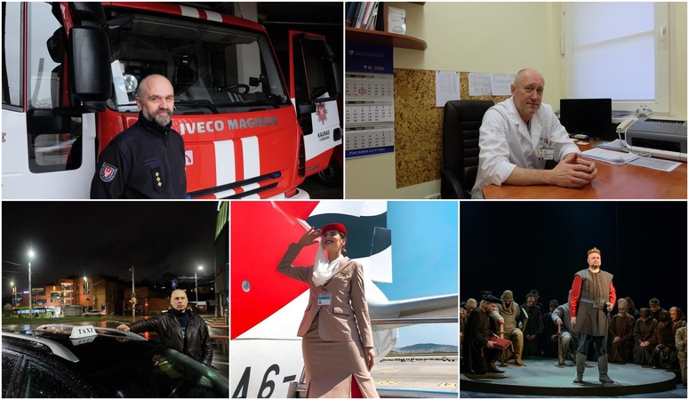 Naujametės nakties įkaitai: vieniems tai šventė, kitiems – eilinė darbo diena