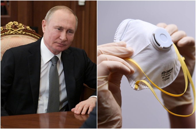Atskleidė, kaip nuo koronaviruso saugomas V. Putinas: daroma visa, kas reikalinga