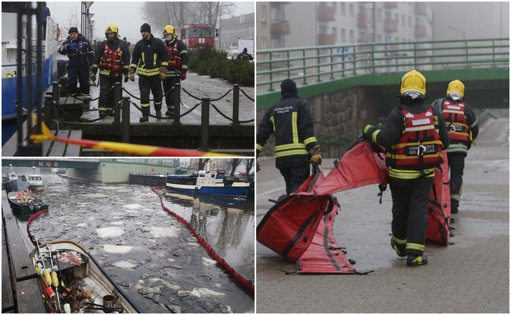 Tarša Dangės upėje lokalizuota: situacija stebima