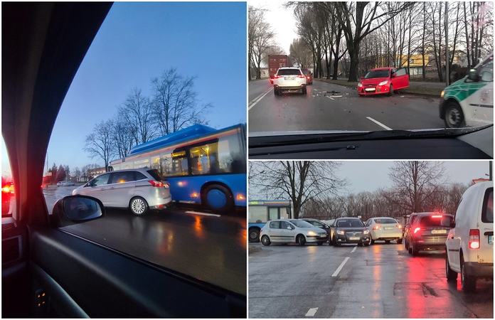 Uostamiesčio gatvėse pasipylė avarijos: vairuotojai neįvertino oro sąlygų?