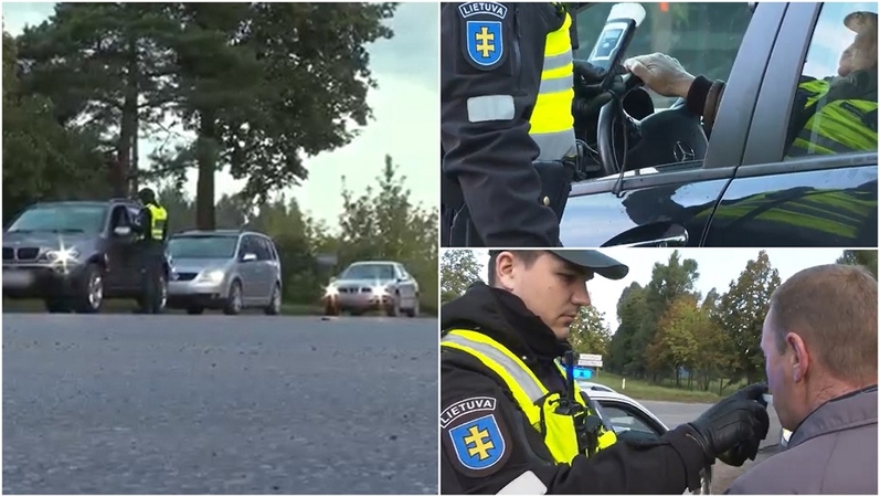 Pareigūnai apie Radviliškyje vykdytą reidą: siekis – kelyje sutikti tik blaivius vairuotojus