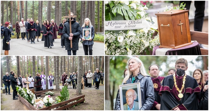 Kaune prof. B. Vaškelis išlydėtas į paskutinę kelionę