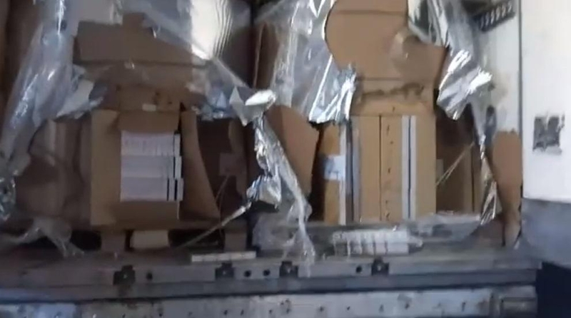 Šalčininkuose sulaikyta 2,7 mln. eurų vertės kontrabandinių cigarečių siunta