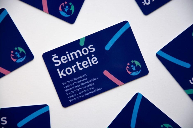Šeimos kortelėmis naudojasi jau 12 tūkst. šeimų