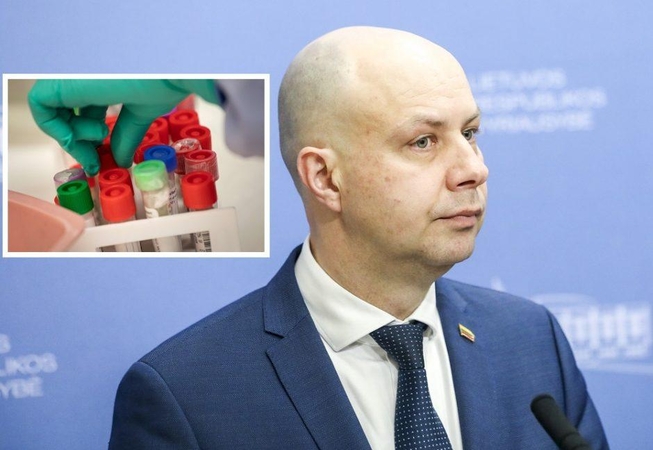 Ministras: tyrimai dėl COVID-19 vėl bus plečiami, jie bus nukreipti į rizikos grupes