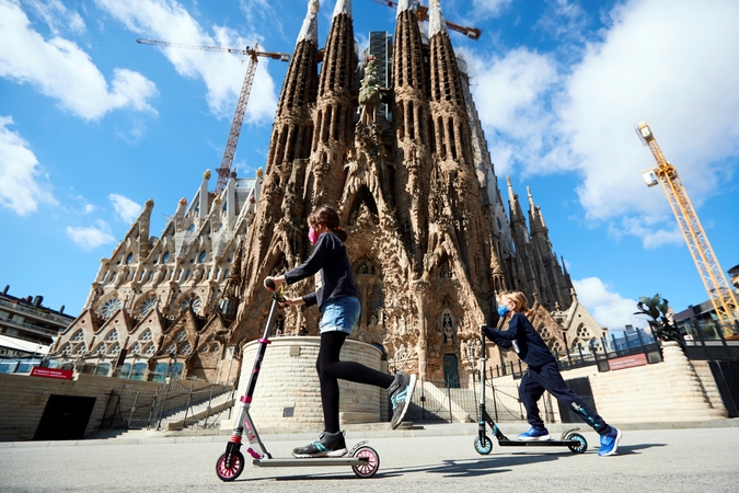 Dėl pandemijos Sagrada Familia nebus baigta iki A. Gaudi 100-ųjų mirties metinių