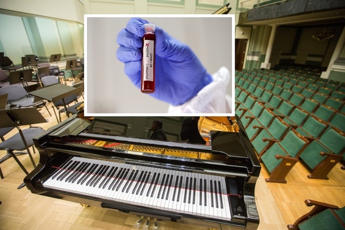 Koronaviruso protrūkiai Kauno filharmonijoje ir LNOBT gali būti susiję