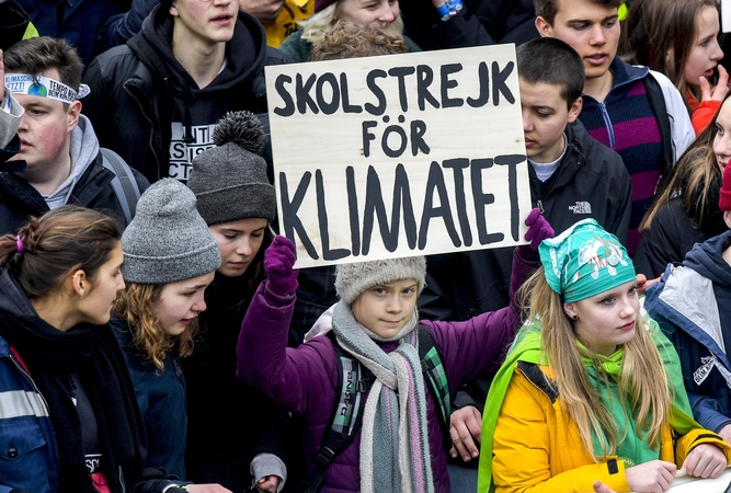 G. Thunberg dalyvaus Europos Komisijos posėdyje